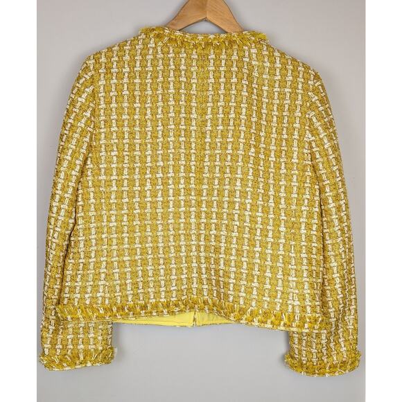 J Crew Collection Lady Jacket in English Golden Tweed 14 - Picture 11 of 13